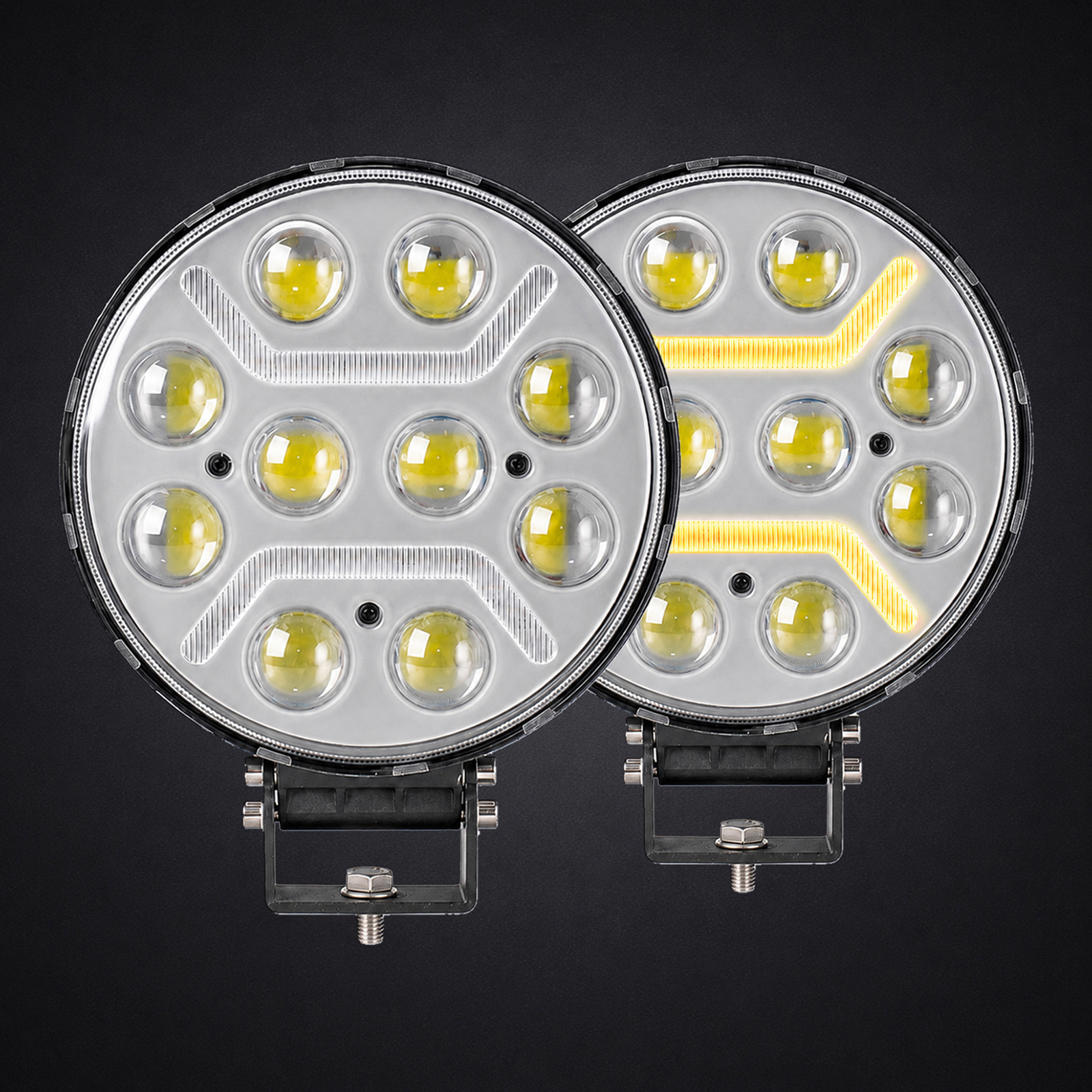 7 Inch Round LED Work Light 10 Beads 12V 24V DRL Spotlight Roof Lamp for Euro Truck Heavy Vehicles Off Road 4x4,MY SHOP,7 Inch Round LED Work Light 10 Beads 12V 24V DRL Spotlight Roof Lamp for Euro Truck Heavy Vehicles Off Road 4x4
