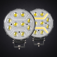 7 Inch Round LED Work Light 10 Beads 12V 24V DRL Spotlight Roof Lamp for Euro Truck Heavy Vehicles Off Road 4x4,MY SHOP,7 Inch Round LED Work Light 10 Beads 12V 24V DRL Spotlight Roof Lamp for Euro Truck Heavy Vehicles Off Road 4x4