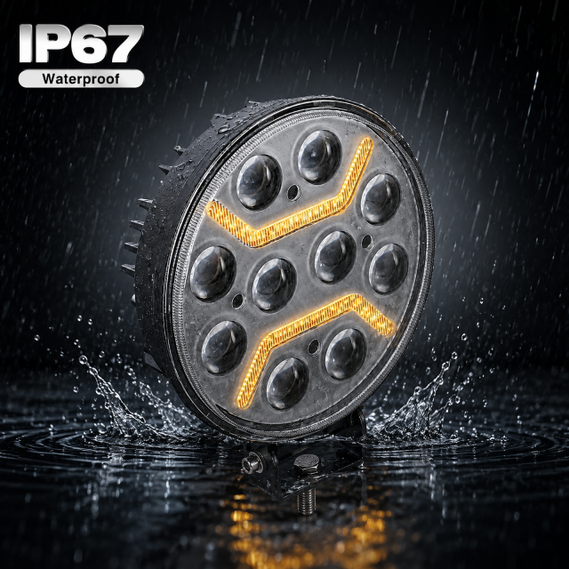 7 Inch Round LED Work Light 10 Beads 12V 24V DRL Spotlight Roof Lamp for Euro Truck Heavy Vehicles Off Road 4x4,MY SHOP,7 Inch Round LED Work Light 10 Beads 12V 24V DRL Spotlight Roof Lamp for Euro Truck Heavy Vehicles Off Road 4x4