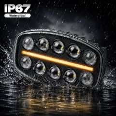 9.45 Inch Oval IP67 LED Auxiliary Driving Work Light Spot Heavy Duty Light for European Trucks Cargo Vehicle Pickup Tractor,MY SHOP,9.45 Inch Oval IP67 LED Auxiliary Driving Work Light Spot Heavy Duty Light for European Trucks Cargo Vehicle Pickup Tractor