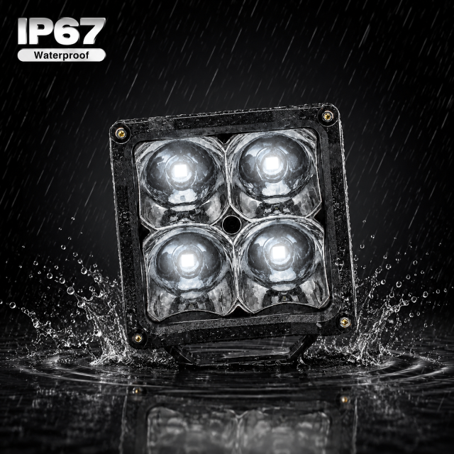 4 Inch Cube LED Pods Light 4000LM IP67 Spot Fog Lamp 12V 24V Offroad Driving Auxiliary Light for 4x4 4WD Truck Universal Vehicle,MY SHOP,4 Inch Cube LED Pods Light 4000LM IP67 Spot Fog Lamp 12V 24V Offroad Driving Auxiliary Light for 4x4 4WD Truck Universal Vehicle