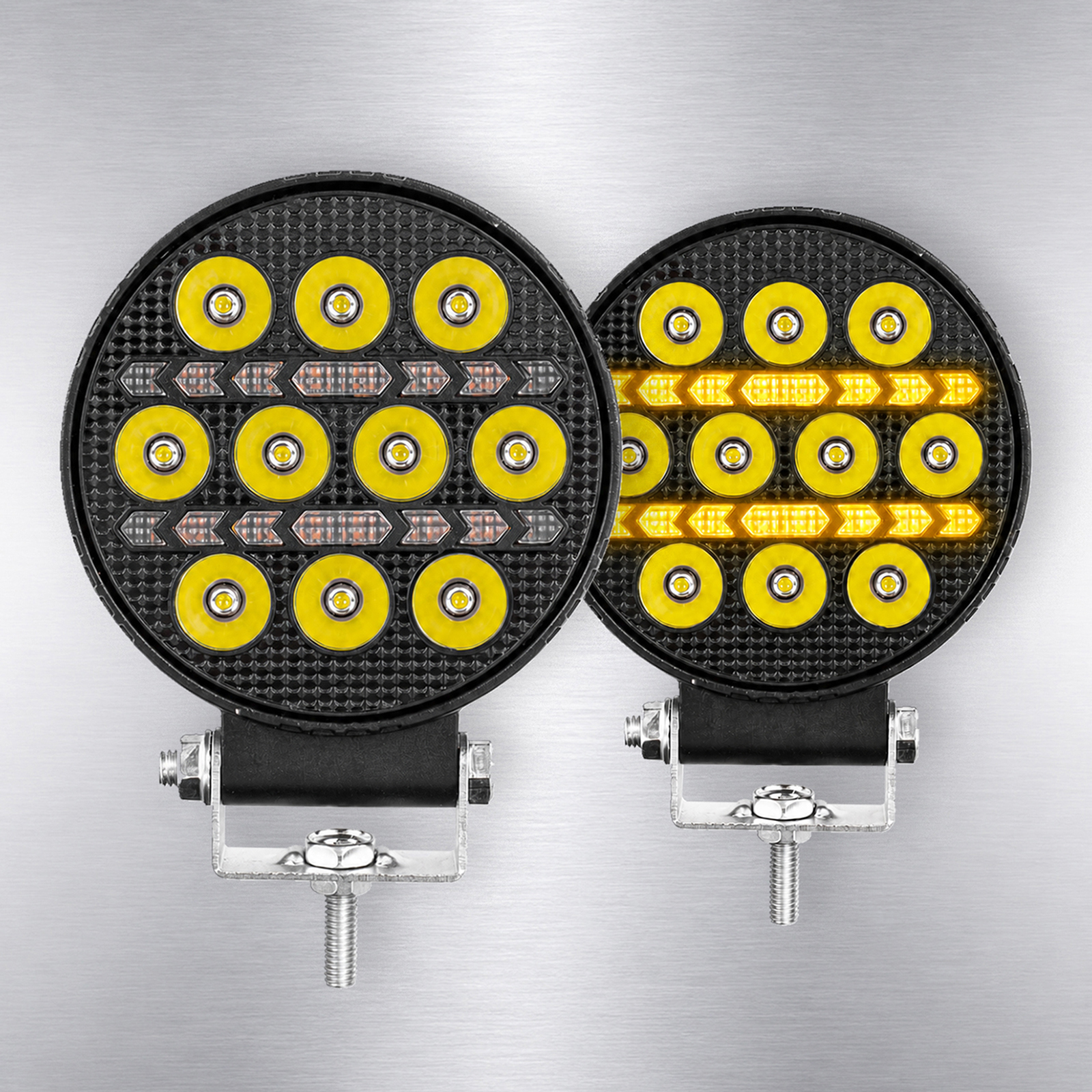 5 Inch LED Work Light Yellow White Spotlight IP67 Waterproof LED Fog Lamp 4x4 Offroad Driving Light for Truck ATV Tractor Lorry,MY SHOP,5 Inch LED Work Light Yellow White Spotlight IP67 Waterproof LED Fog Lamp 4x4 Offroad Driving Light for Truck ATV Tractor Lorry