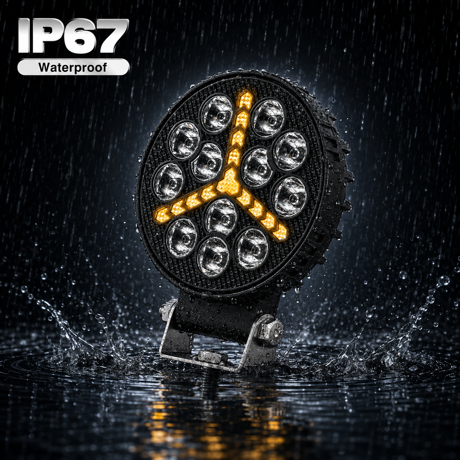 5 Inch Round Aluminum LED Work Light 12V 24V IP67 Waterproof White Fixed Amber DRL Auxiliary Offroad Driving Light for ATV UTV,MY SHOP,5 Inch Round Aluminum LED Work Light 12V 24V IP67 Waterproof White Fixed Amber DRL Auxiliary Offroad Driving Light for ATV UTV