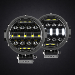 7 Inch Round Spot Flood Combo LED Work Driving Light 12V 24V IP67 Waterproof for Truck SUV ATV UTV 4x4 Offroad,MY SHOP,7 Inch Round Spot Flood Combo LED Work Driving Light 12V 24V IP67 Waterproof for Truck SUV ATV UTV 4x4 Offroad