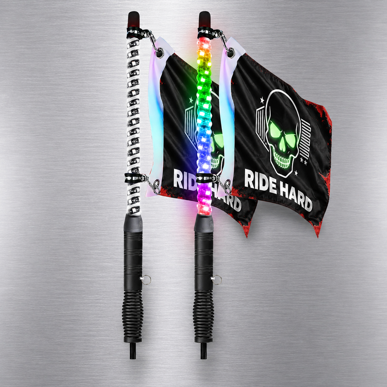 0.8inch SMD RGB LED Whip Light Spring Base Quick Disconnect Antenna Light RGB Chase Strobe Light IP67 for Truck ATV UTV,JEDISON LED Off-Road Lights Manufacturer & Factory,LED Pod Light