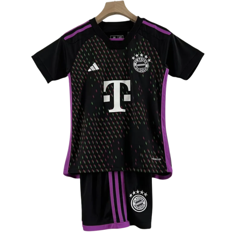 23-24 Kids Bayern Munich Away Kit Jersey+Shorts