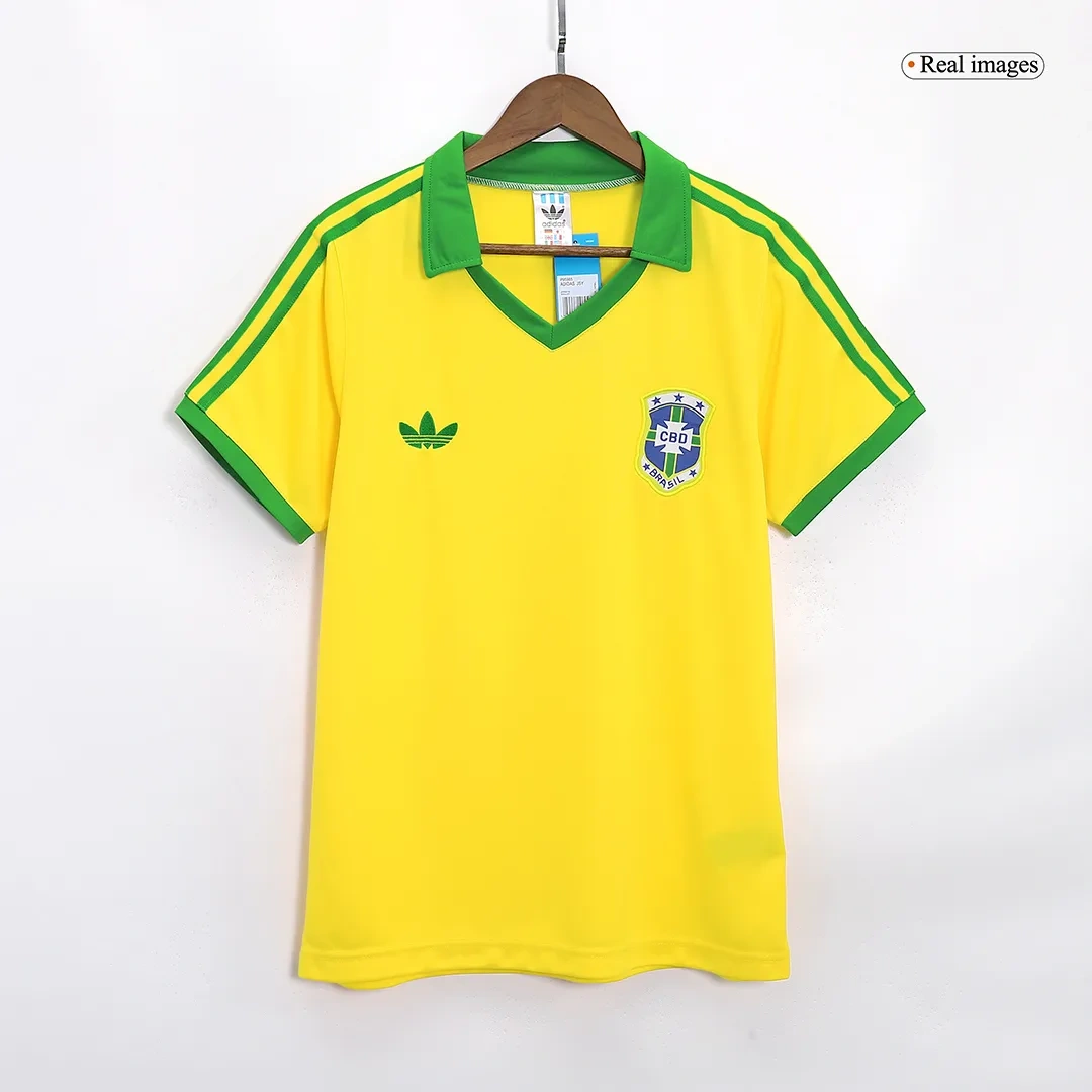 Brazil Retro Home Jersey 1977