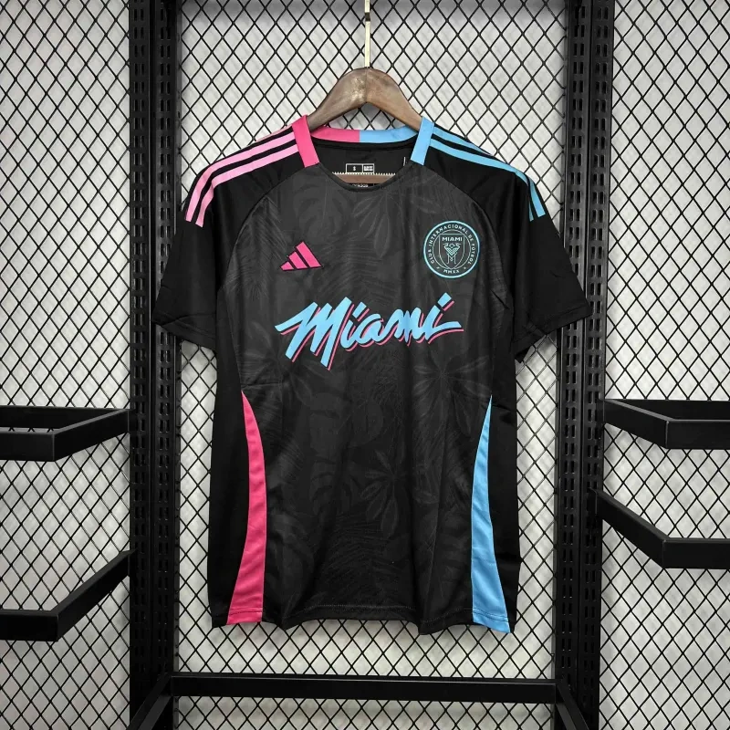 24-25 Inter Miami Special Edition Black Kit Soccer Uniform Jersey