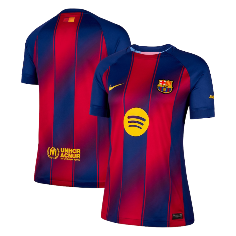 Barcelona Home soccer jersey Women 2025-26 -Fan Version