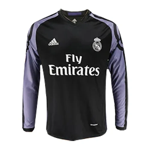 2016/17 Real Madrid Retro Long Sleeve Jersey Third Away