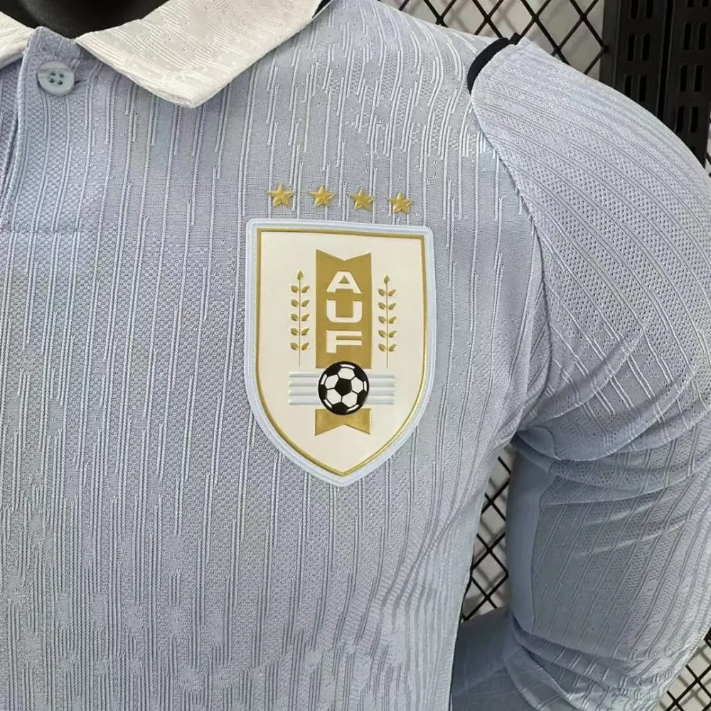 2026 Uruguay World cup Home Long Sleeve Football jersey Player Edition