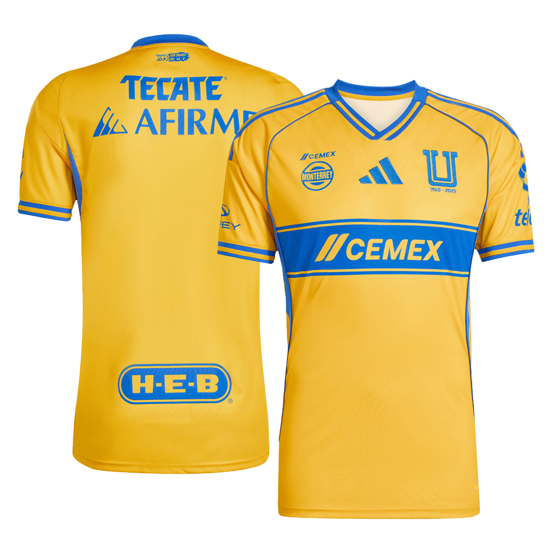 Tigres UANL Soccer Jersey Home Shirt 2025-26