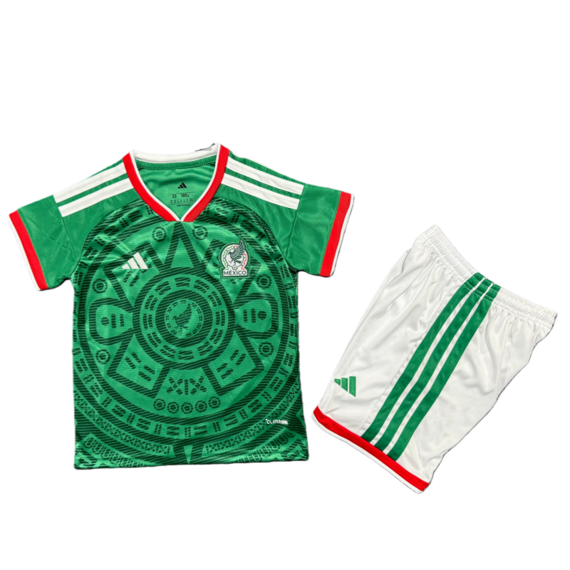 Mexico World Cup Kids Home Football jersey Kit 2025-26