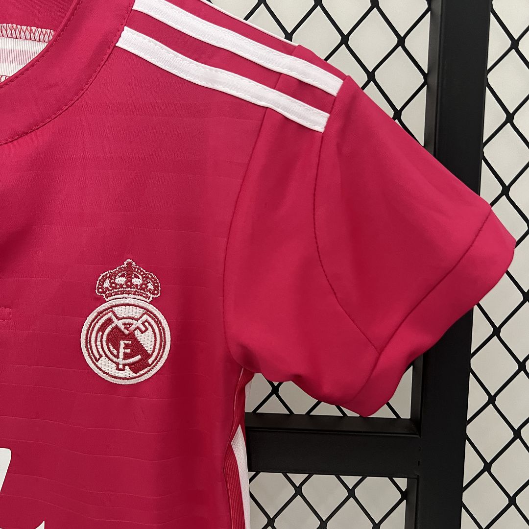 Real Madrid 14-15 Away Retro Kids Kits Vintage Children Sets Football Jersey