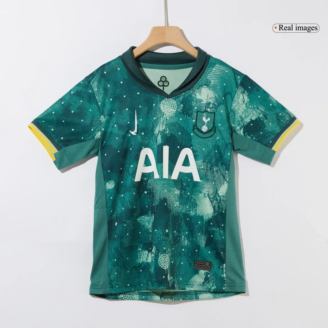24-25 Tottenham Hotspur Third Kid Kits Youth Apparels Football Jersey