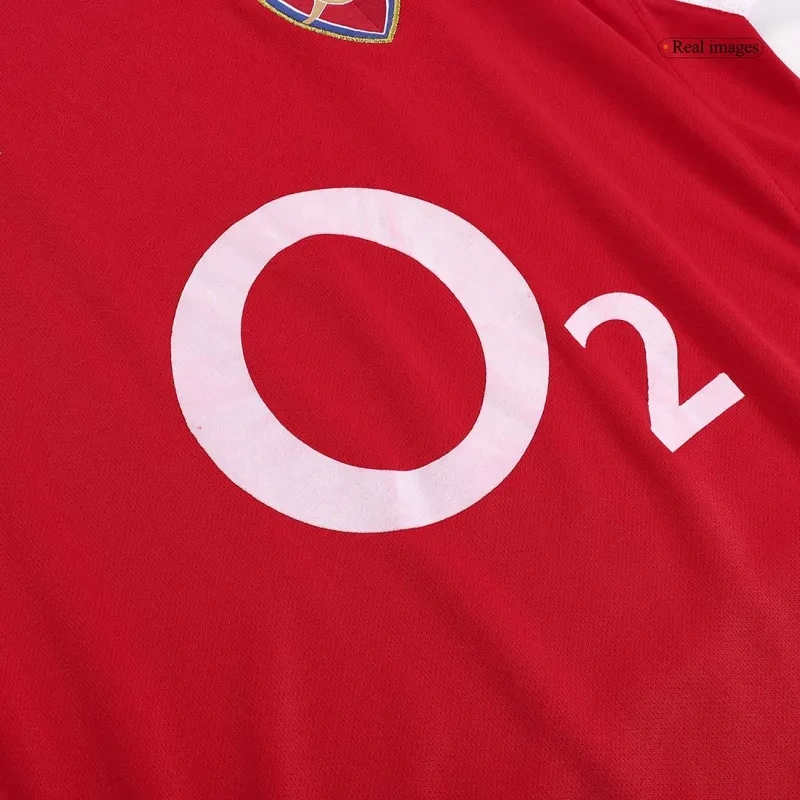 02-04 Arsenal Retro Home Long Sleeve Jersey