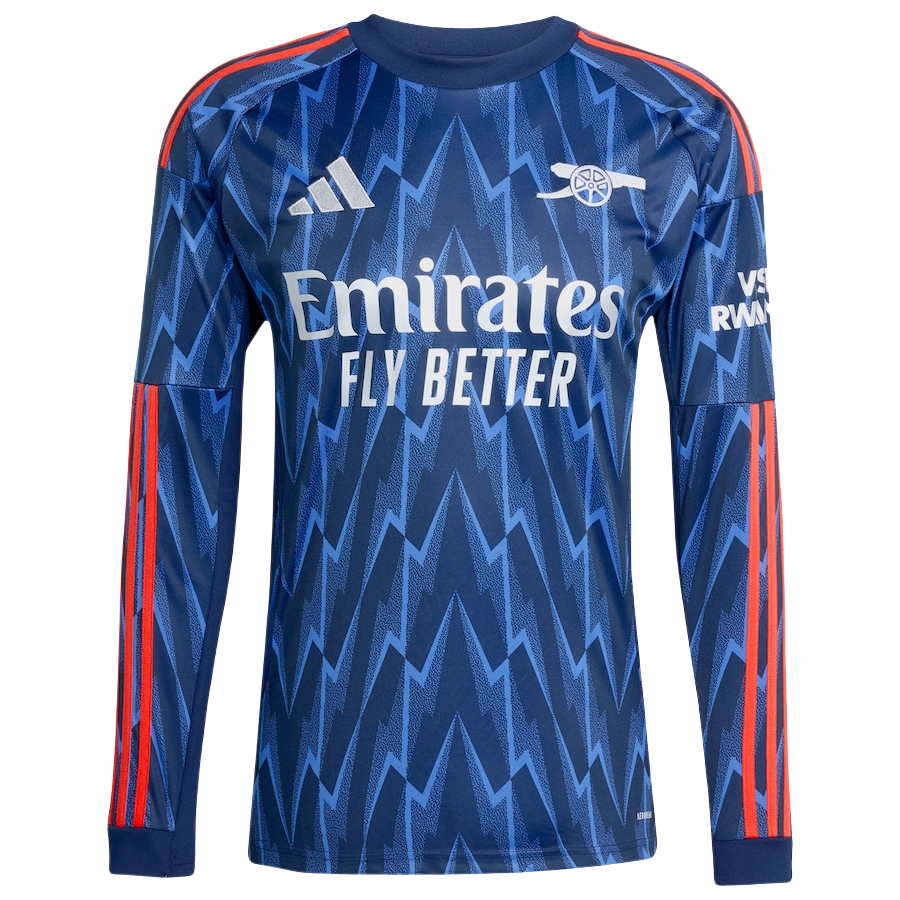 Arsenal Away Long Sleeve Football Jersey 2025-2026  Fan version