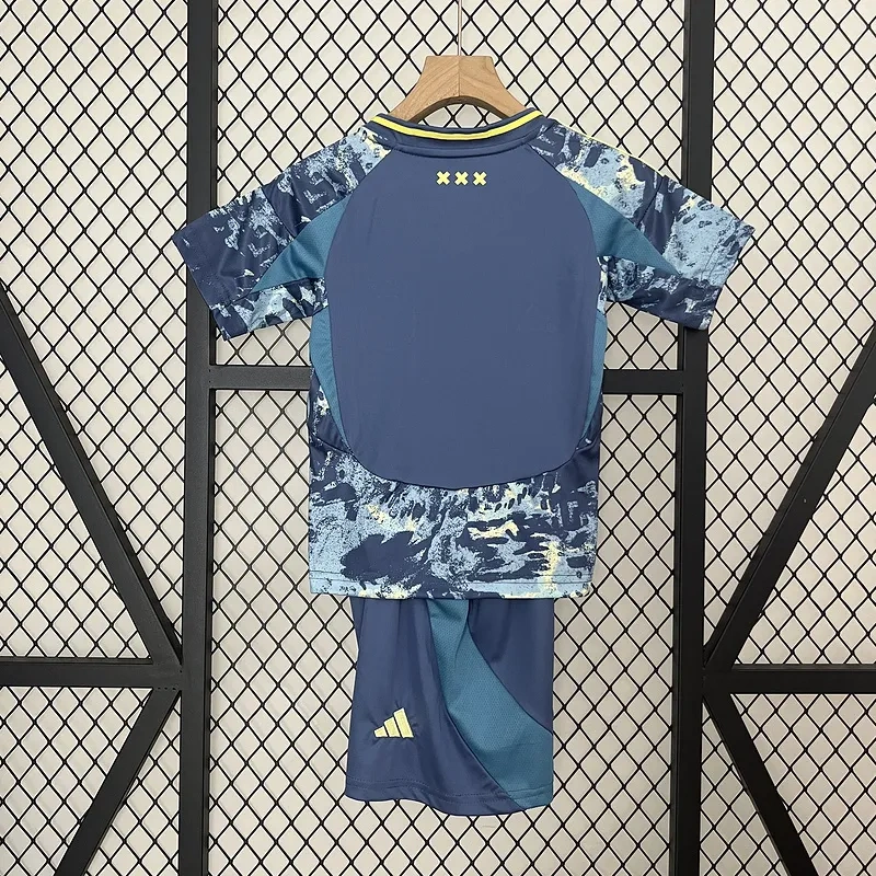 24-25 Ajax Away Kids Kit Jersey+Shorts