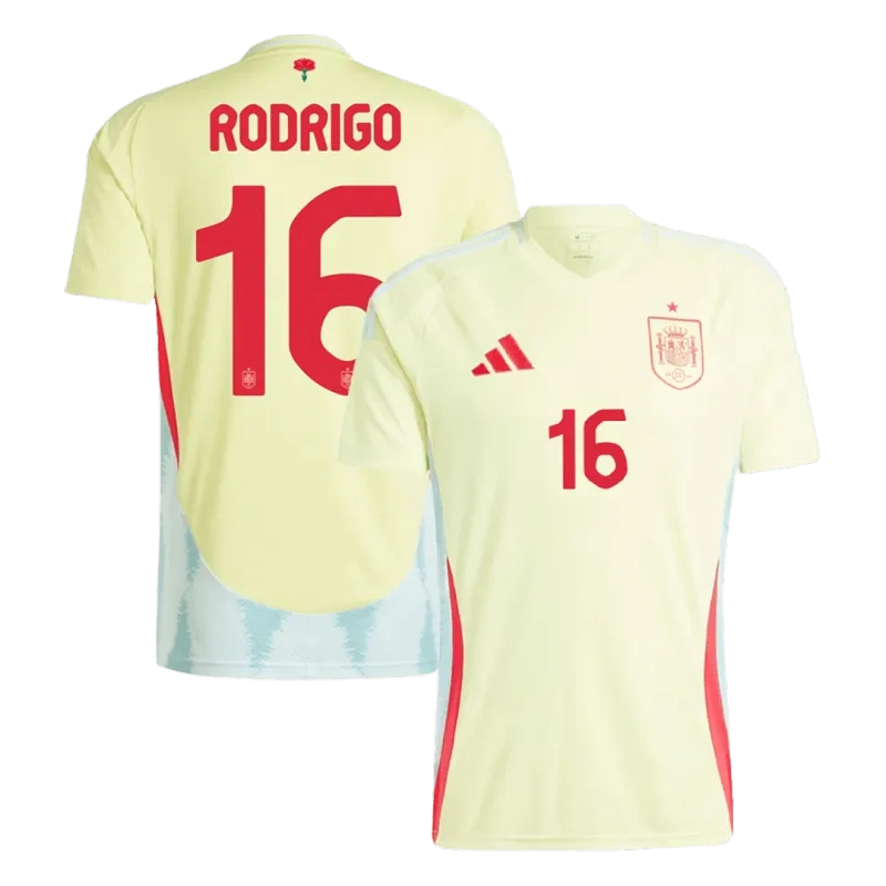 Spain Away Jersey RODRIGO #16 LAMINE YAMAL #19 MORATA #7 Euro 2024