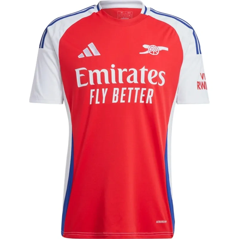 Arsenal Home HAVERTZ #29 SAKA #7 ØDEGAARD #8 RICE #41 Soccer Jersey 2024-25