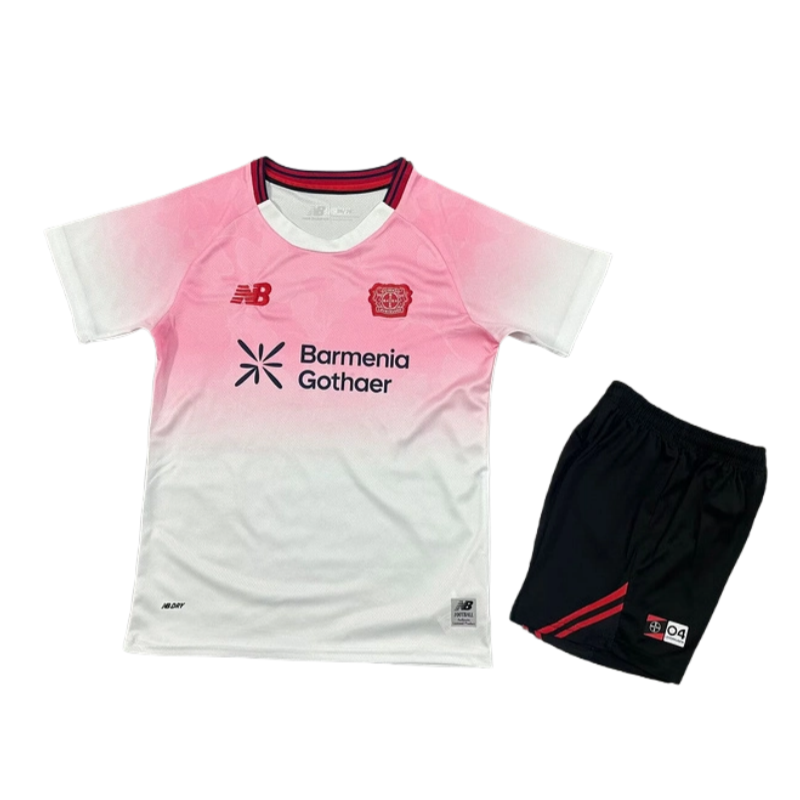 Bayer 04 Leverkusen Away Soccer Jersey 2025-26 Kids Kit