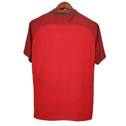 2016 Portugal Retro Jersey Home Euro Cup