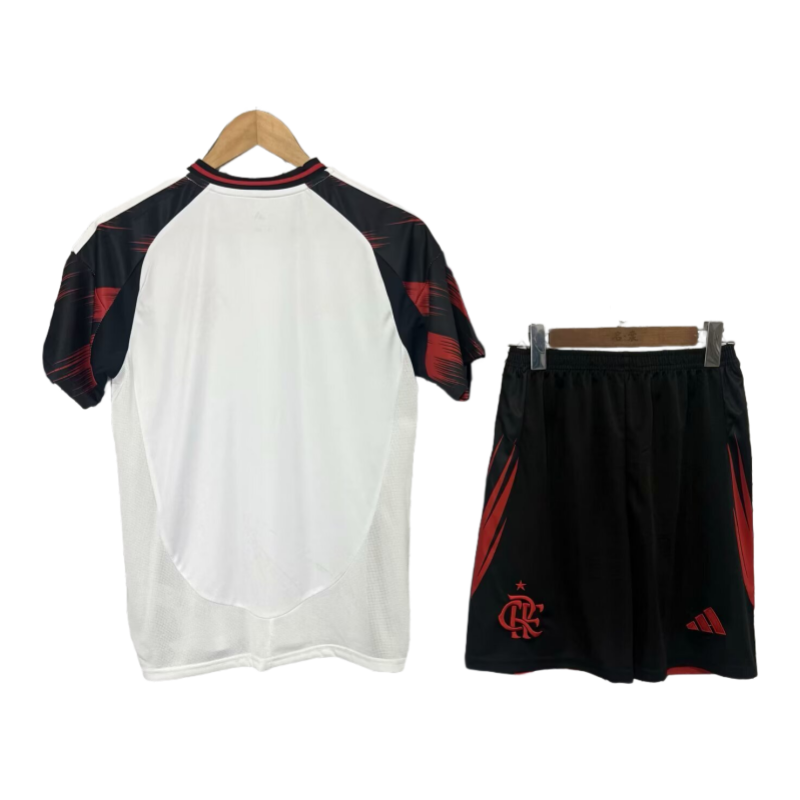 25-26 Flamengo Away Kids Soccer Shirt Kit Fan Version