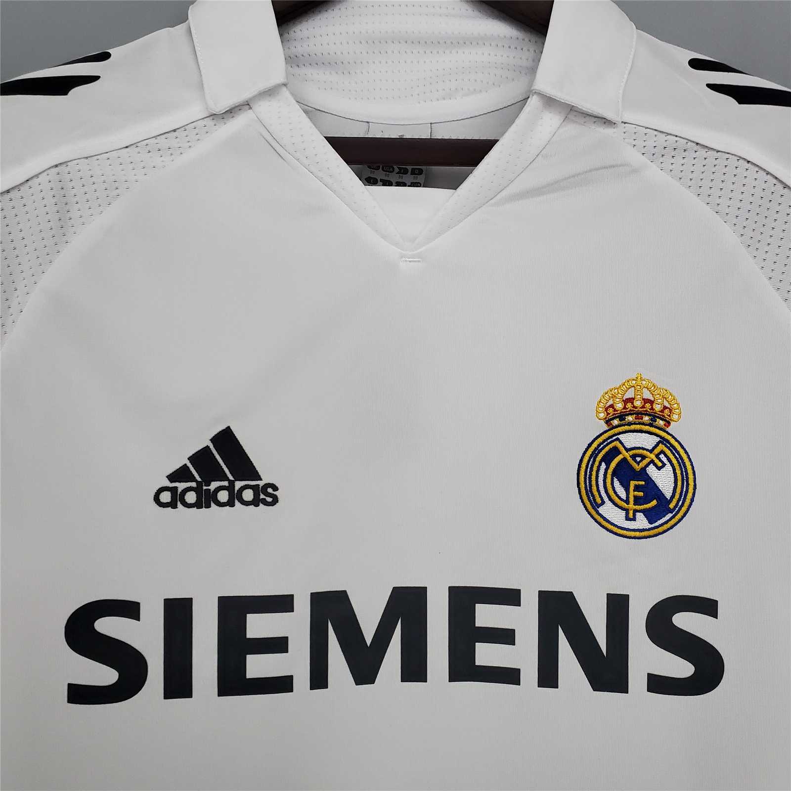 2005-06 Real Madrid home Retro long sleeve Football jersey