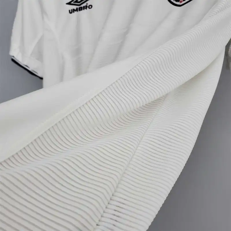 2000 England Retro Jersey Home Replica Euro Cup