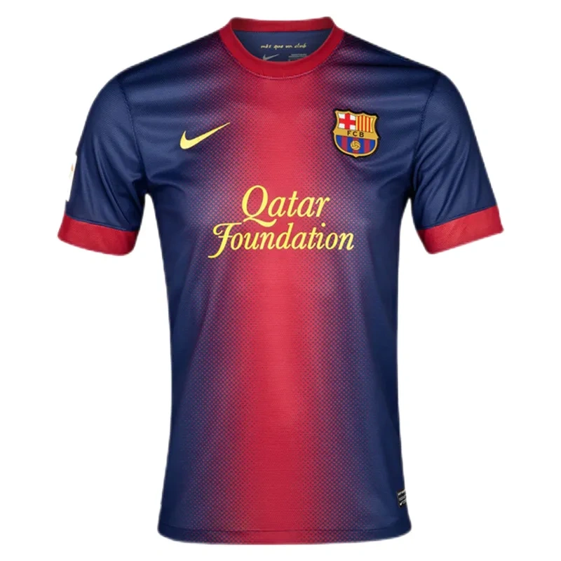 12-13 Barcelona Retro Jersey Home