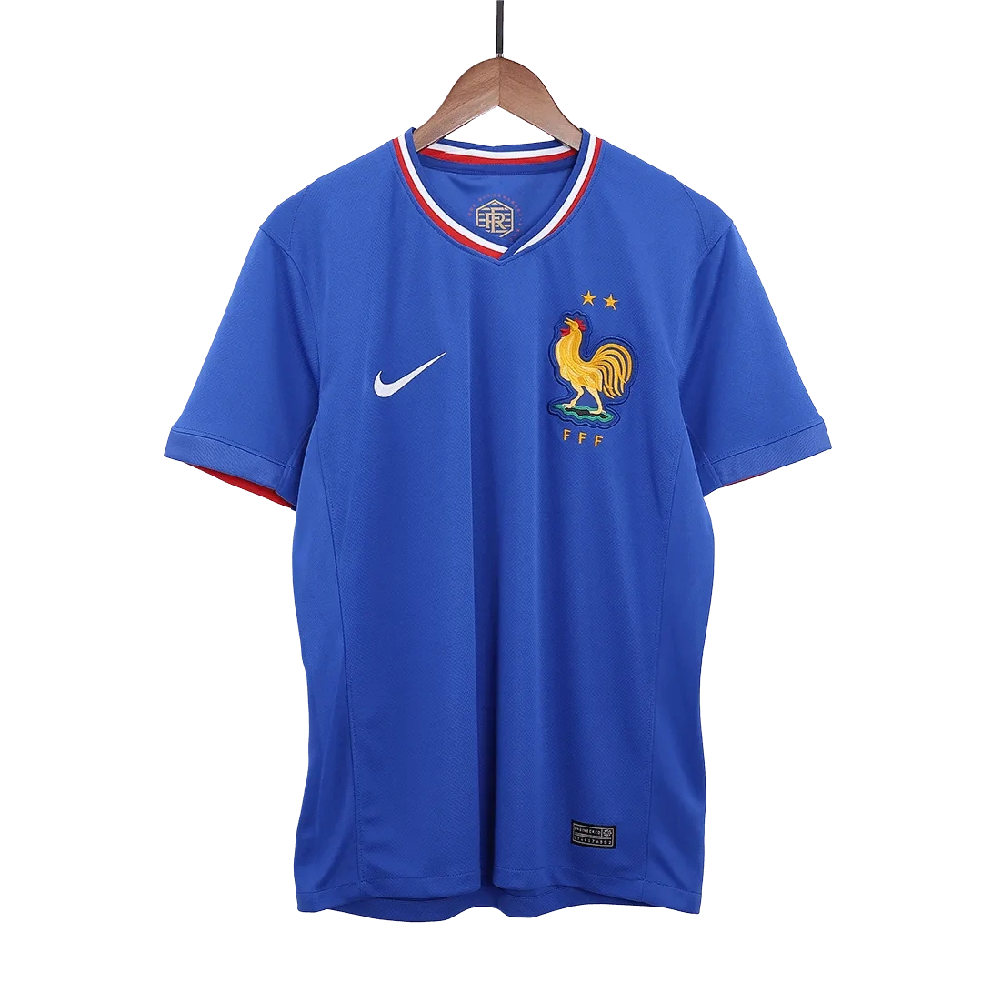 France Home Jersey Euro 2024 MBAPPE #10 GIROUD #9 GRIEZMANN #7 Soccer Apparel
