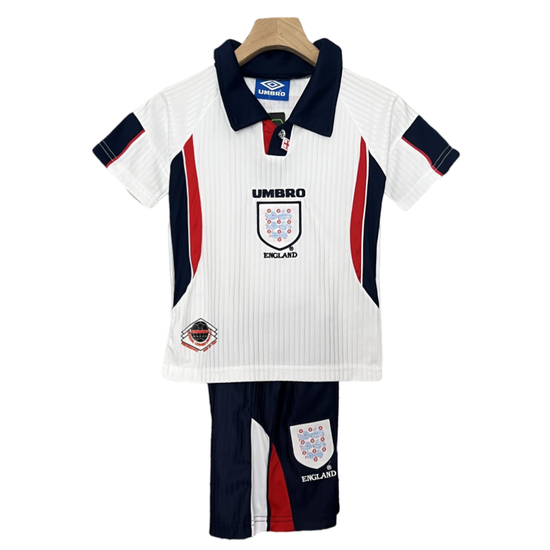 Kids England World cup Home Retro Kits 1998