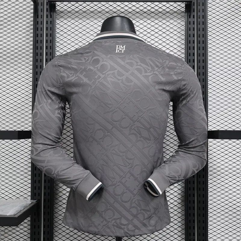 24-25 Real Madrid Third Away Soccer Jersey Player Version Long Sleeve