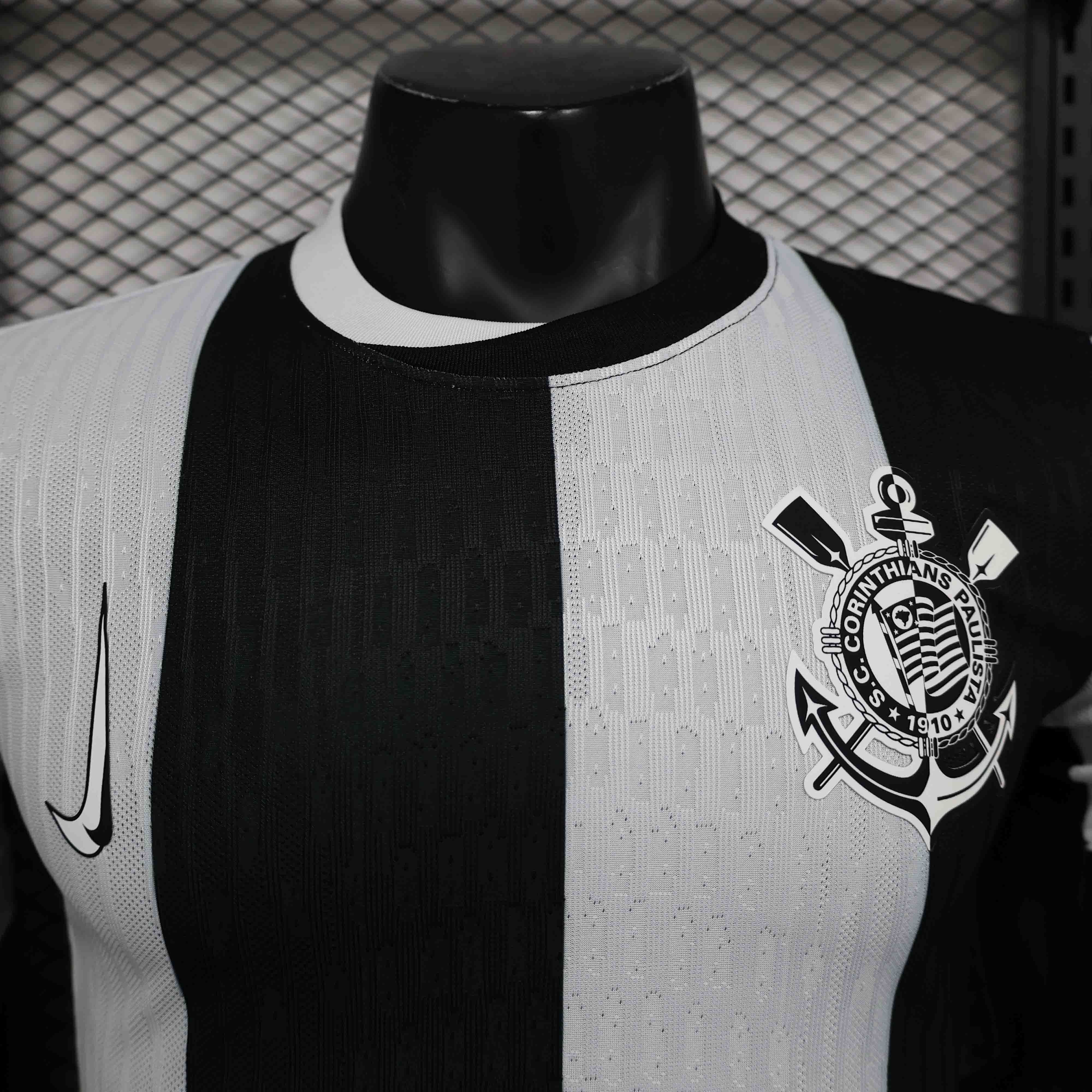 Corinthians Third Away Shirt Football Jersey Player Version 24-25