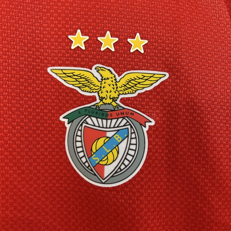 Benfica Home Soccer Jersey Kids Kit 2025-26 (Jersey+Shorts)