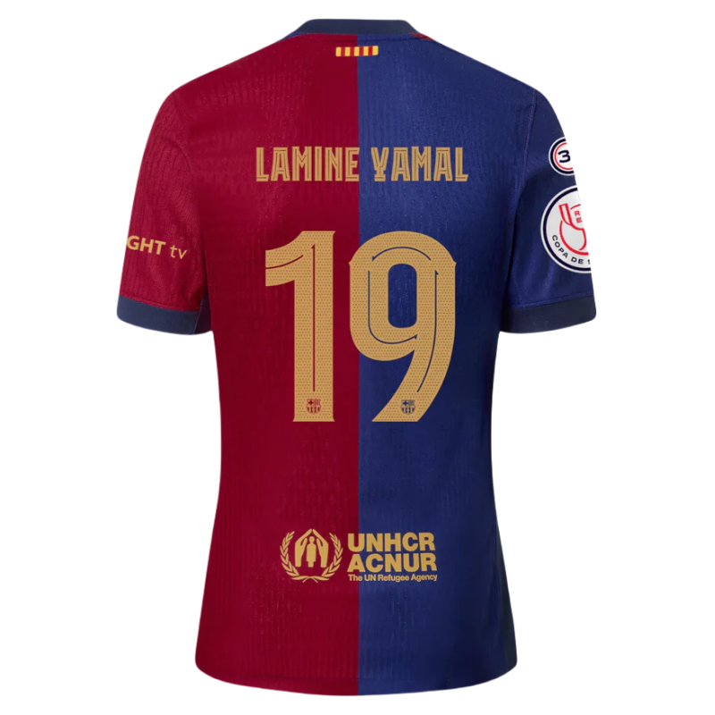 Barcelona Yamal 24-25 King's Cup Fan Edition Football Shirt