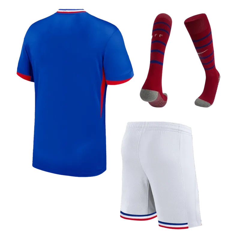 2024 France Home Whole Kit(Jersey+Shorts+Socks) Euro