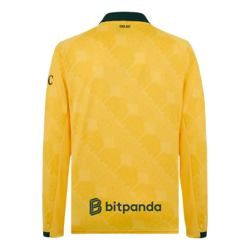 Ac Milan Third Away Long sleeved  football Shirt 2025-26 Fan version