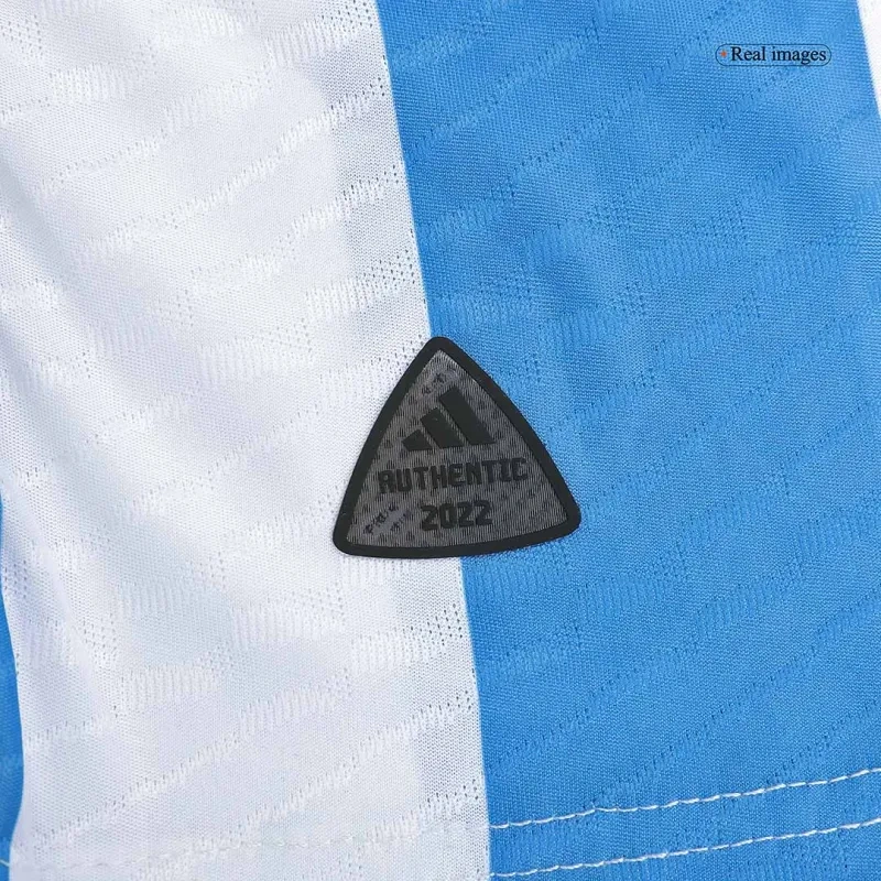 2022 Argentina World Cup Champion Edition 3 stars Home Jersey Player Version
