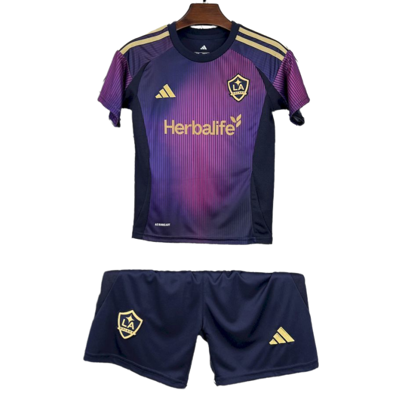 LA Galaxy Away Kids Football Jersey Kit 2025-26 Fan Edition