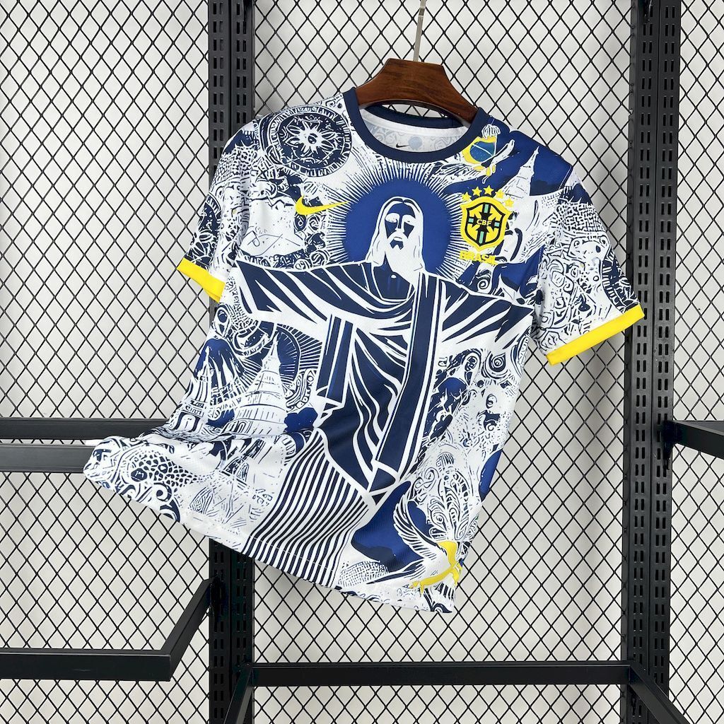 2025 Brazil X Christ Special Edition Football Shirt -Fan edition