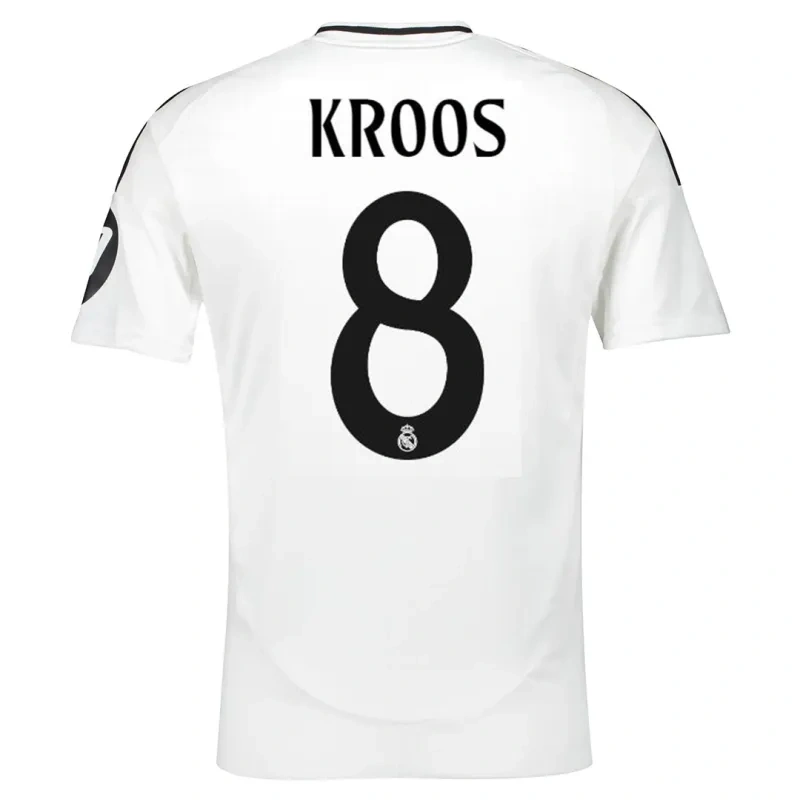 Real Madrid Home MBAPPÉ #9 KROOS #8 ARDA GÜLER #24 Jersey 2024-25