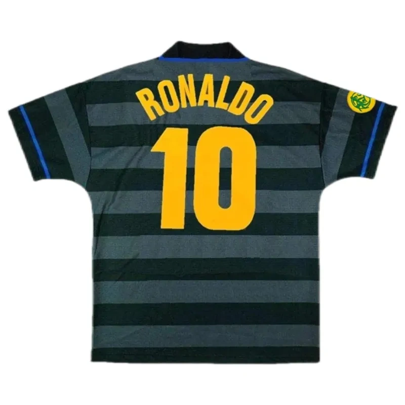 97-98 Inter Milan Ronaldo #10 Retro Jersey Europa League Away