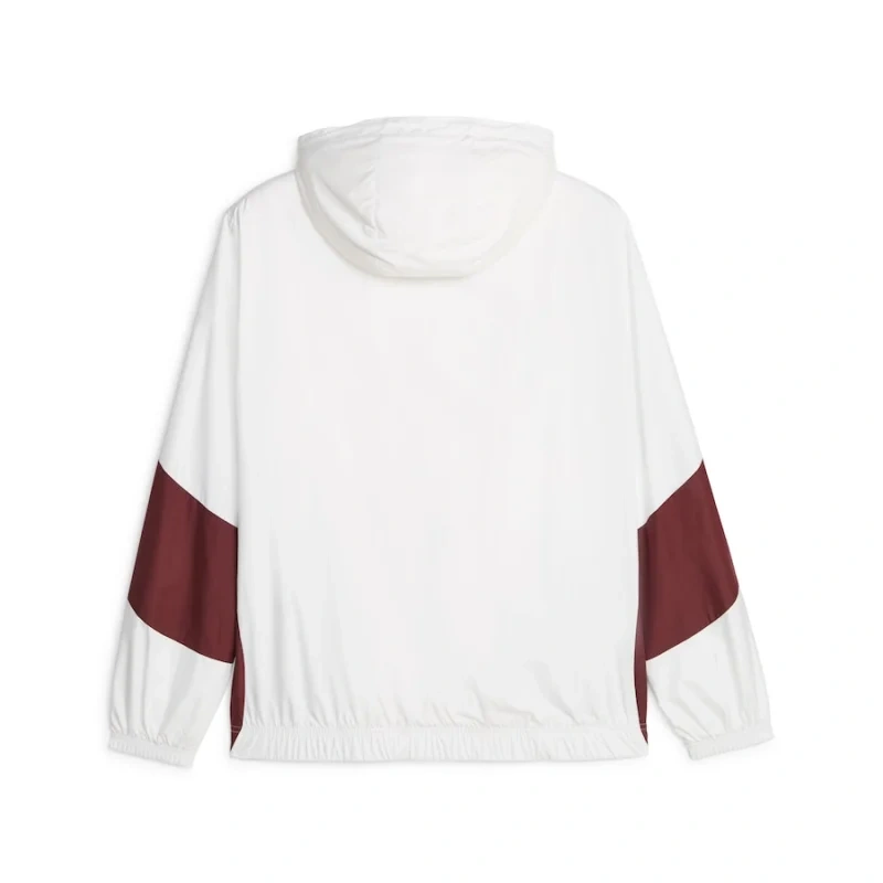 2024/2025 Manchester City Jersey Windbreaker White and Red