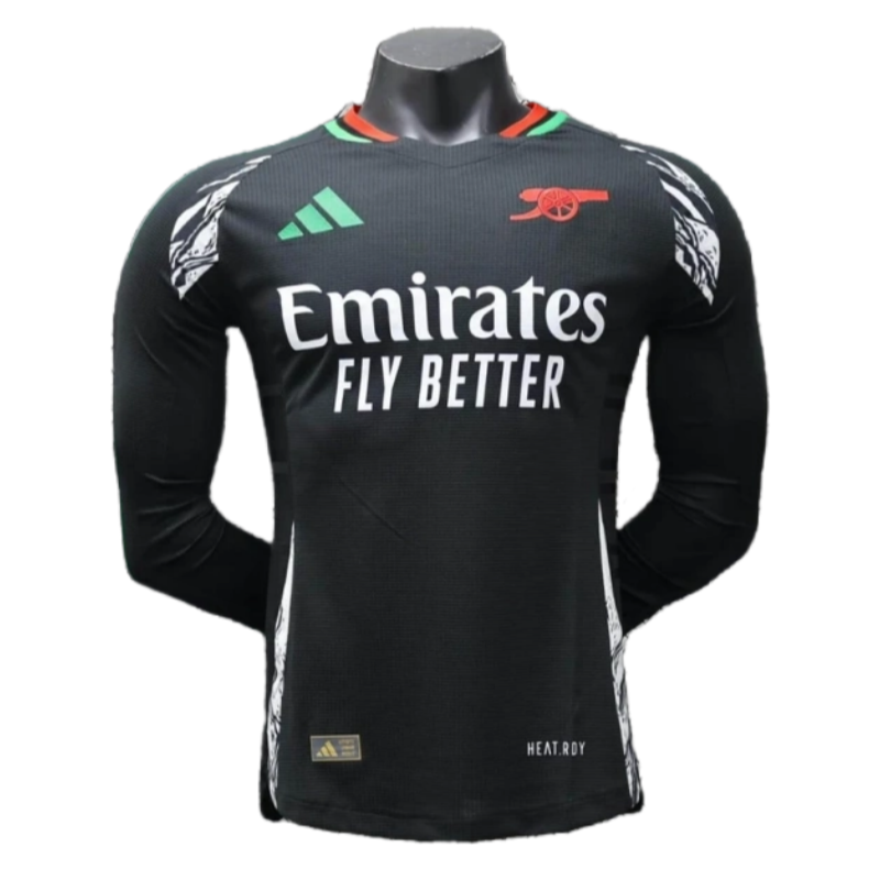 Arsenal Away Long Sleeve Jersey Player Version 2024-25