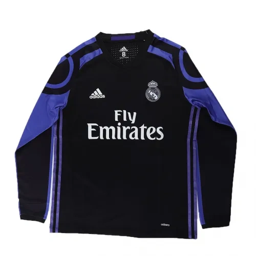 2016/17 Real Madrid Retro Long Sleeve Jersey Third Away