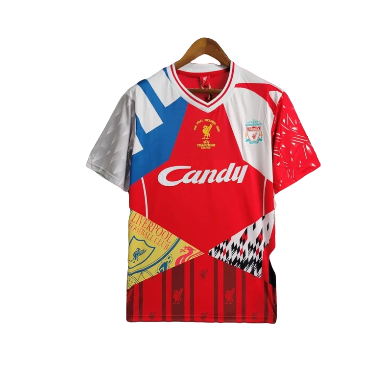 2005 Retro Liverpool Mixed Commemorative Edition Football Shirt