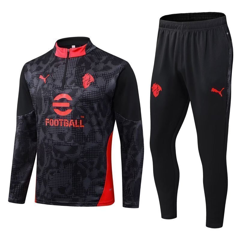 25-26 AC Milan Training Kit Soccer Black