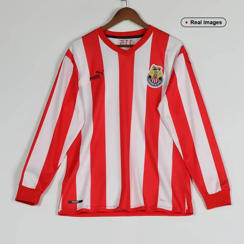 Chivas Guadalajara Soccer Jersey Home Long Sleeve  Retro