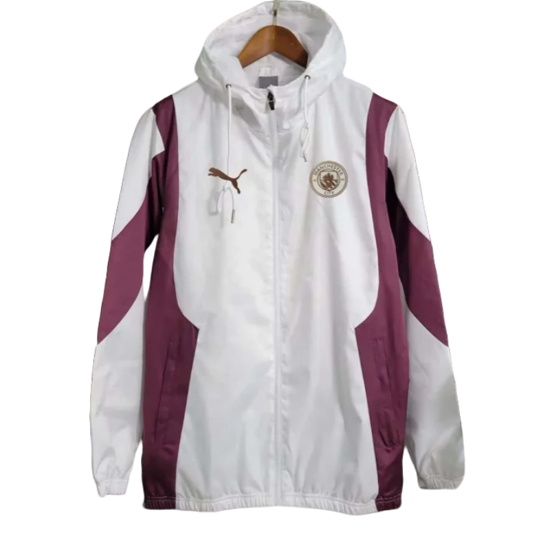 Manchester City Jersey Windbreaker White and purple  2023/2024